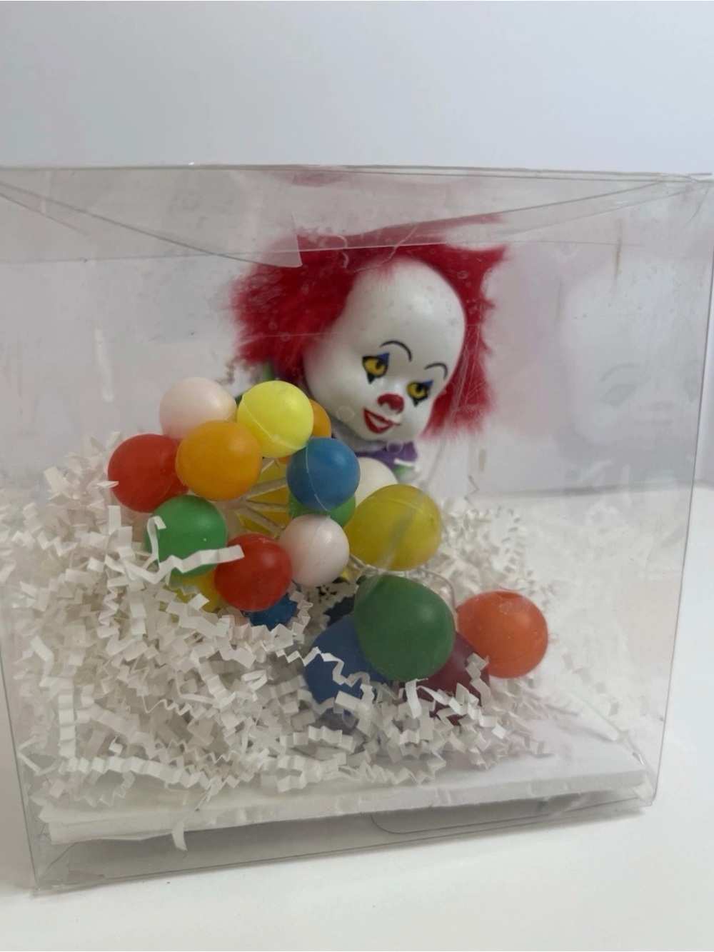 Pennywise The Clown 1990 Stephen King IT Figure Horror Collectible Display Case